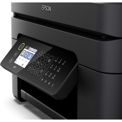 엡손 [아마존베스트]Epson WorkForce WF-2850DWF 4-in-1 Inkjet Multifunction Printer (Scan, Copy, Fax, WiFi, ADF, Duplex, Single Cartridges, DIN A4) Amazon Dash Replenishment, Black