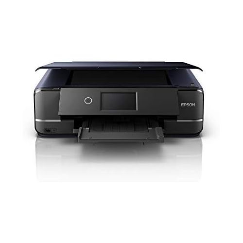 엡손 [아마존베스트]Epson Expression Photo XP-970 3-in-1 Inkjet Multi-Function Printer (Scanner, Copier, WiFi, Ethernet, Duplex, 4.3 Touchscreen, Single Cartridges, 6 Colours, DIN A3) Black