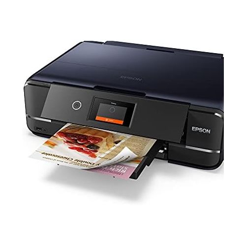 엡손 [아마존베스트]Epson Expression Photo XP-970 3-in-1 Inkjet Multi-Function Printer (Scanner, Copier, WiFi, Ethernet, Duplex, 4.3 Touchscreen, Single Cartridges, 6 Colours, DIN A3) Black