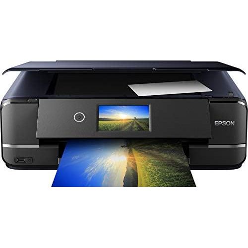 엡손 [아마존베스트]Epson Expression Photo XP-970 3-in-1 Inkjet Multi-Function Printer (Scanner, Copier, WiFi, Ethernet, Duplex, 4.3 Touchscreen, Single Cartridges, 6 Colours, DIN A3) Black