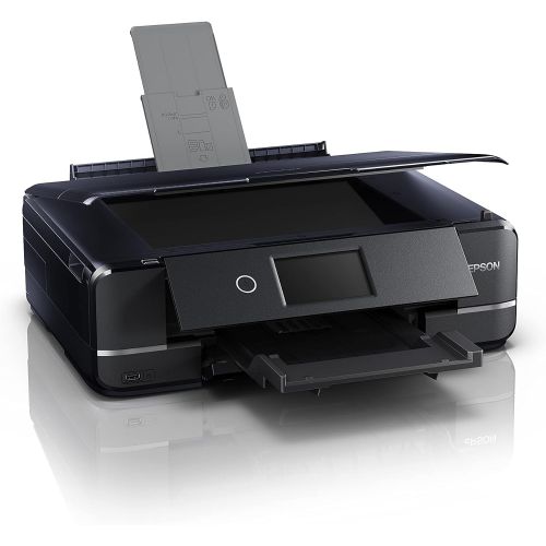 엡손 [아마존베스트]Epson Expression Photo XP-970 3-in-1 Inkjet Multi-Function Printer (Scanner, Copier, WiFi, Ethernet, Duplex, 4.3 Touchscreen, Single Cartridges, 6 Colours, DIN A3) Black