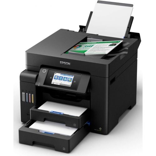 엡손 [아마존베스트]Epson EcoTank ET-5800 4-in-1 Multi-Function Ink Printer (Copy, Scan, Print, Fax, A4, ADF, Full-Duplex, WiFi, Ethernet, Display, USB 2.0), Large Ink Tank, High Yield, Low Page Cost