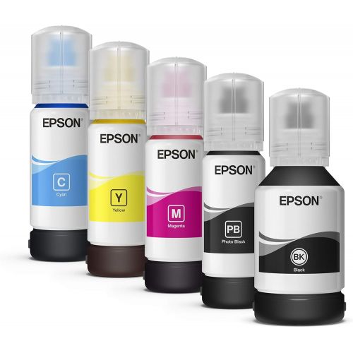 엡손 [아마존베스트]Epson EcoTank ET-7700 3-in-1 Ink Multifunction Device (Copy, Scan, Print, A4, 5 Color, Photo Print, Duplex, WiFi, Ethernet, Display, USB 2.0), Ink Tank, Long Range, Low Side Cost