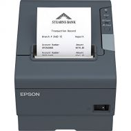 Epson C31CA85A9932 TM-T88V Thermal Receipt Printer, MPOS, USB and Serial Interfaces, With PS-180, Dark Gray