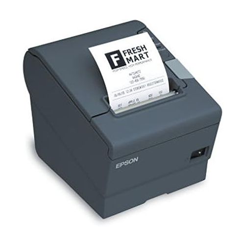 엡손 Epson C31CA85A6621 TM-T88V Thermal Receipt Printer USBEthernet E03 - Requires PS180 - Color Dark Gray