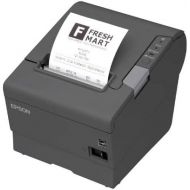 Epson TM-T88V Thermal Receipt Printer, USB and Serial Interfaces, Auto-cutter. Includes Power Supply. Color: Dark gray. (Interface Cables Not Included) (1