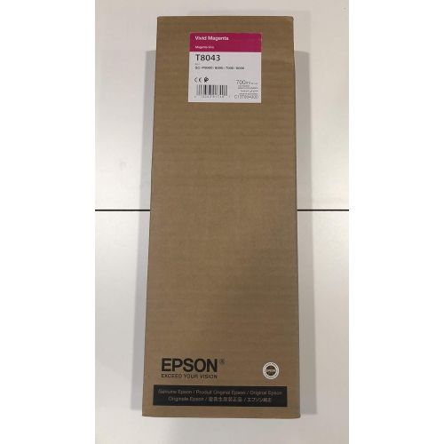 엡손 Epson UltraChrome HD Vivid Magenta 700mL Ink Cartridge for SureColor SC P6000800070009000 Series Printers