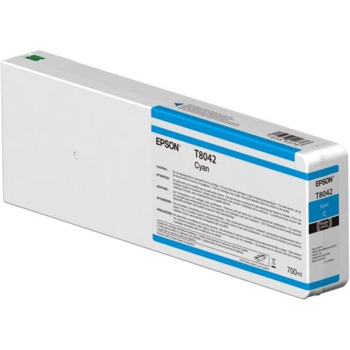 엡손 Epson UltraChrome HD Cyan 700mL Ink Cartridge for SureColor SC P6000800070009000 Series Printers