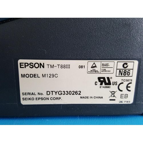 엡손 Epson TM-T8III Model M129C RS232 Interface Receipt Printer