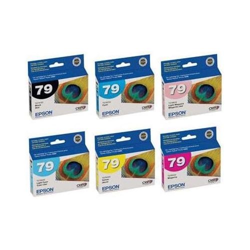 엡손 Epson Complete Ink Cartridge Set for Epson Stylus Photo 1400 Printer