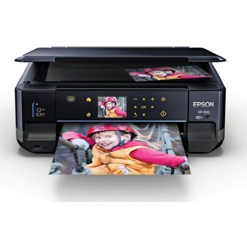 엡손 Epson C11CD31201 Expression Premium XP-610 Wireless Color Photo Printer with Scanner and Copier