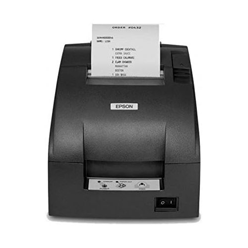 엡손 Epson Tm-u220pd-653 Dot Matrix Receipt Printer Parallel Epson Dark Gray No Autocutter Power Supply Included
