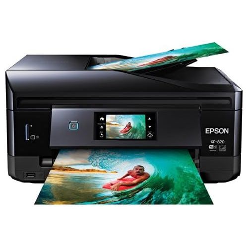 엡손 Epson Expression Premium XP-820 Wireless Color Photo Printer with Scanner, Copier and Fax