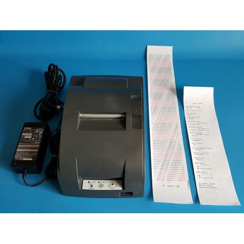 엡손 Epson TM-U220B M188B POS Receipt Printer USB Interface - Red & Black Ribbon - with Power Supply