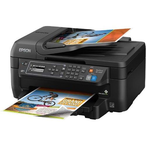 엡손 Epson WorkForce WF-2650 All-In-One Wireless Color Printer with Scanner, Copier and Fax