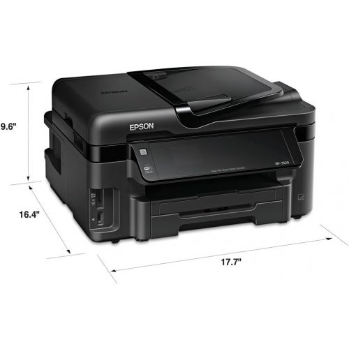 엡손 Epson WorkForce WF-3520 Wireless All-in-One Color Inkjet Printer, Copier, Scanner, 2-Sided Duplex, ADF, Fax. Prints from TabletSmartphone. AirPrint Compatible (C11CC33201)