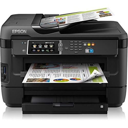 엡손 Epson WorkForce WF-3620 WiFi Direct All-in-One Color Inkjet Printer, Copier, Scanner, Amazon Dash Replenishment Enabled