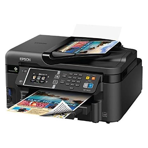 엡손 Epson WorkForce WF-3620 WiFi Direct All-in-One Color Inkjet Printer, Copier, Scanner, Amazon Dash Replenishment Enabled