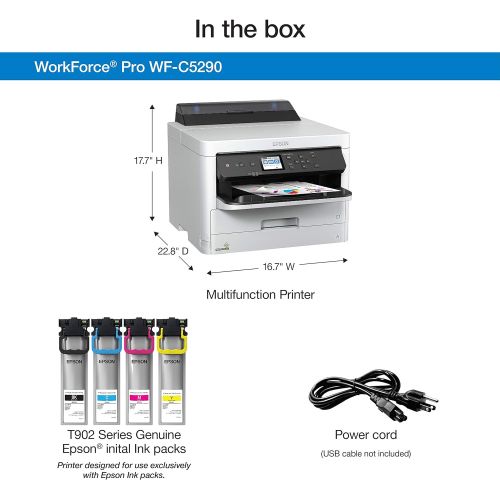 엡손 Epson Workforce Pro WF-C5290 Network Color Printer