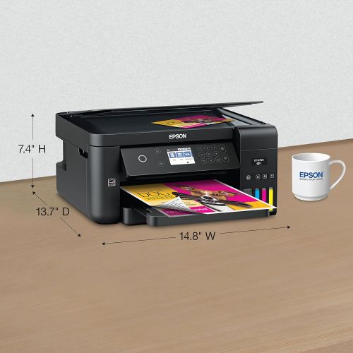 엡손 Epson Expression ET-3700 EcoTank Wireless Color All-in-One Supertank Printer with Scanner, Copier and Ethernet