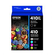 Epson 410XL Black & Standard Photo Black and C/M/Y Color Ink Cartridges, Combo 5 Pack (T410XL-BCS)