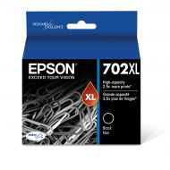 Epson T702XL120-S DURABrite Ultra Black High Capacity Cartridge Ink