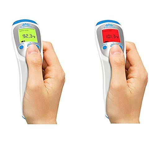  Equinox International Equinox Digital Thermometer Non Contact Infrared Forehead - 3-Modes...