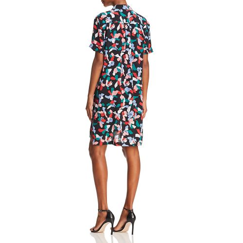  Equipment Mirelle Printed Silk Shirt Dress