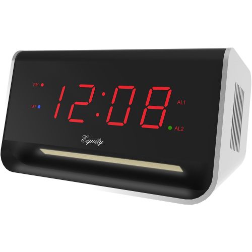  Equity by La Crosse Red 0.9 LED Alarm with Bluetooth and USB Port