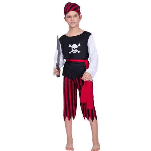  EraSpooky Childrens Pirate Costume Kids Halloween Girls Costumes Boys Dress Up Pirate Suit - Funny Cosplay Party