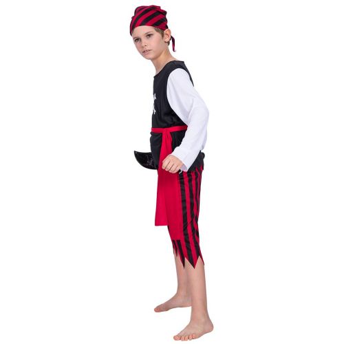  EraSpooky Childrens Pirate Costume Kids Halloween Girls Costumes Boys Dress Up Pirate Suit - Funny Cosplay Party