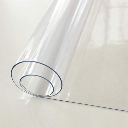  Eralove Rectangle 1.5mm & 2mm Thick Crystal Clear Table Top Protector Plastic Transparent PVC Tablecloth Kitchen Dining Room Wood Furniture Protective Cover (36 x 60 Inches, 1.5mm)