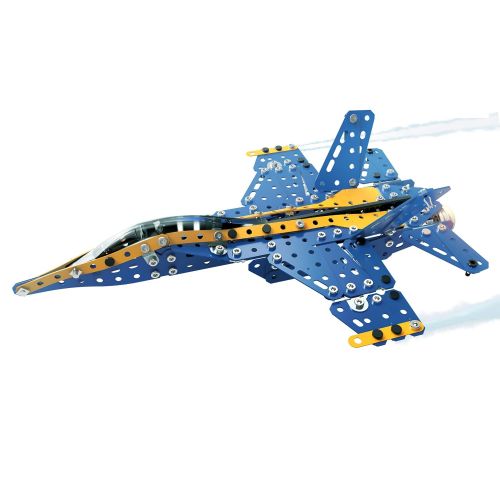  Meccano-Erector  Boeing F/A-18 Super Hornet Building Set with Foldable Wings