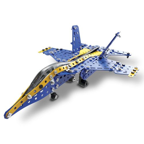  Meccano-Erector  Boeing F/A-18 Super Hornet Building Set with Foldable Wings