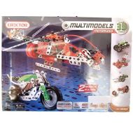 Erector Multimodels Motorized Building Set - 35 Models, 460 Parts by Erector