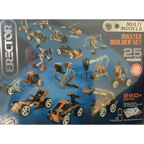  Erector Multi Models Master Builder Set-25 Models