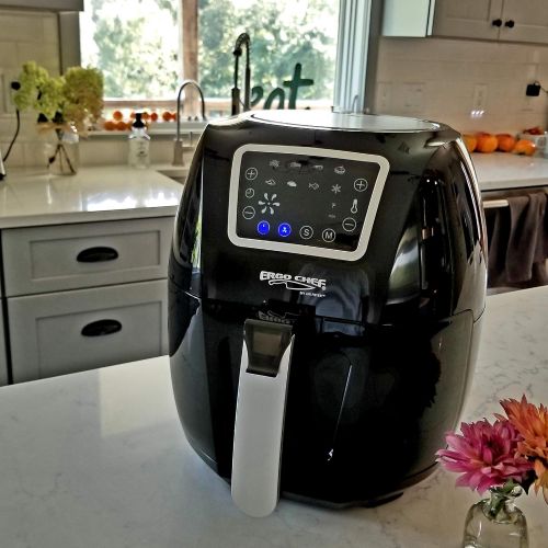  Ergo Chef USA MY AIR FRYER Large 5.8-Quarts Electric Air Fryer XL 1700 WATTS Includes 6 Accessories and Recipes
