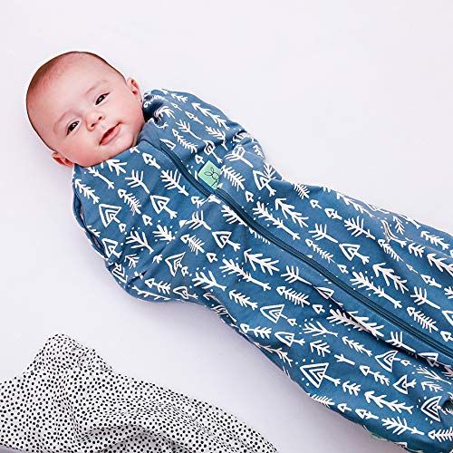  Ergo Pouch ergoPouch 1 tog Cocoon Swaddle Bag- 2 in 1 Swaddle Transitions into arms Free Wearable Blanket...