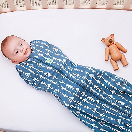  Ergo Pouch ergoPouch 1 tog Cocoon Swaddle Bag- 2 in 1 Swaddle Transitions into arms Free Wearable Blanket...