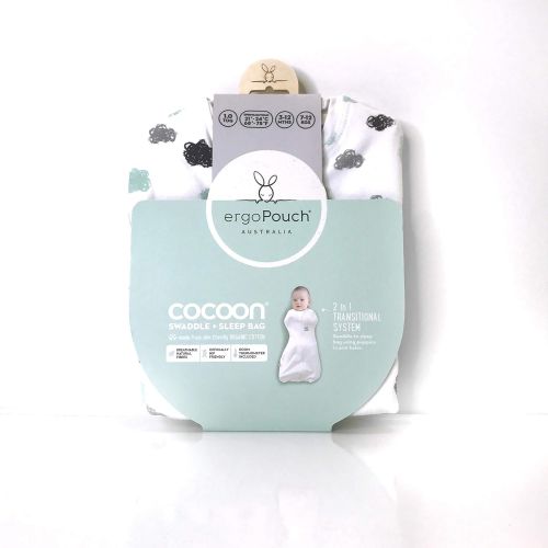  Ergo Pouch ergoPouch 1 tog Cocoon Swaddle Bag- 2 in 1 Swaddle Transitions into arms Free Wearable Blanket...