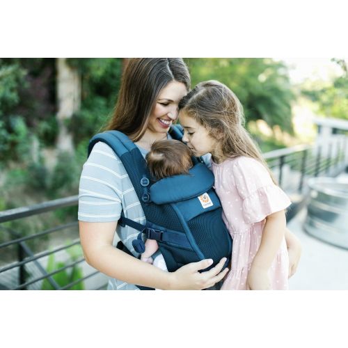 에르고베이비 Ergobaby Adapt Baby Carrier, Infant To Toddler Carrier, Cool Air Mesh, Multi-Position, Deep Blue