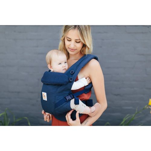 에르고베이비 Ergobaby Adapt Baby Carrier, Infant To Toddler Carrier, Cool Air Mesh, Multi-Position, Deep Blue