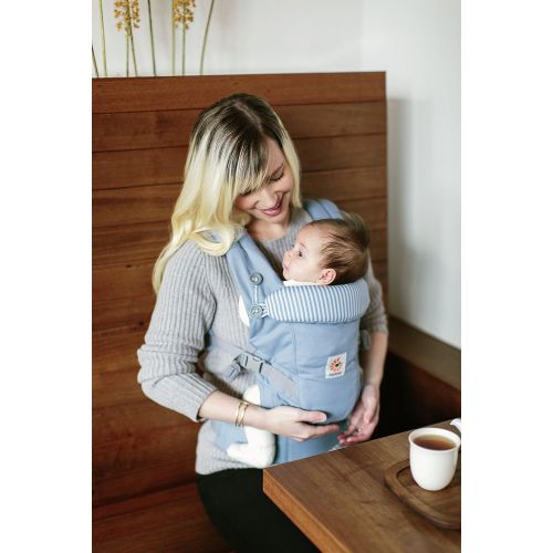 에르고베이비 Ergobaby Adapt Baby Carrier, Infant To Toddler Carrier, Cool Air Mesh, Multi-Position, Deep Blue