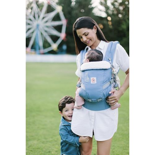 에르고베이비 Ergobaby Adapt Baby Carrier, Infant To Toddler Carrier, Cool Air Mesh, Multi-Position, Deep Blue