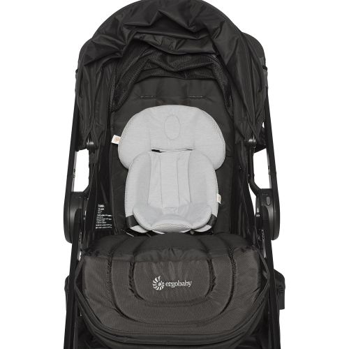 에르고베이비 Ergobaby Stroller, Travel System Ready, 180 Reversible with One-Hand Fold, Black