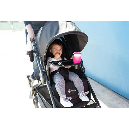 에르고베이비 Ergobaby Stroller, Travel System Ready, 180 Reversible with One-Hand Fold, Graphite