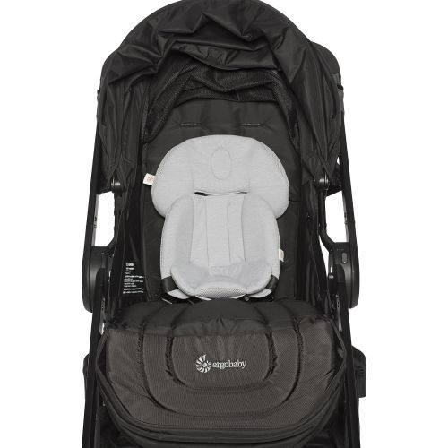 에르고베이비 Ergobaby Stroller, Travel System Ready, 180 Reversible with One-Hand Fold, Graphite