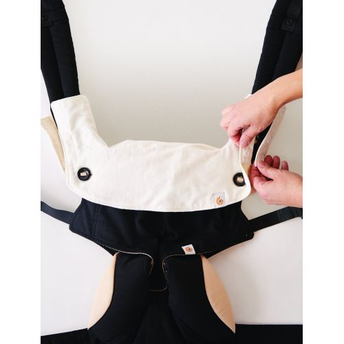 에르고베이비 Ergobaby Teething Pad and Bib for 360 Baby Carrier, Natural