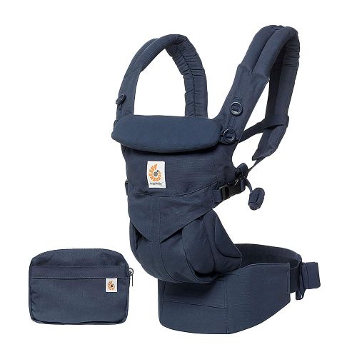 에르고베이비 Ergobaby Carrier, Omni 360 All Carry Positions Baby Carrier, Midnight Blue