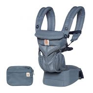 Ergobaby Carrier, Omni 360 All Carry Positions Baby Carrier with Cool Air Mesh, Oxford Blue